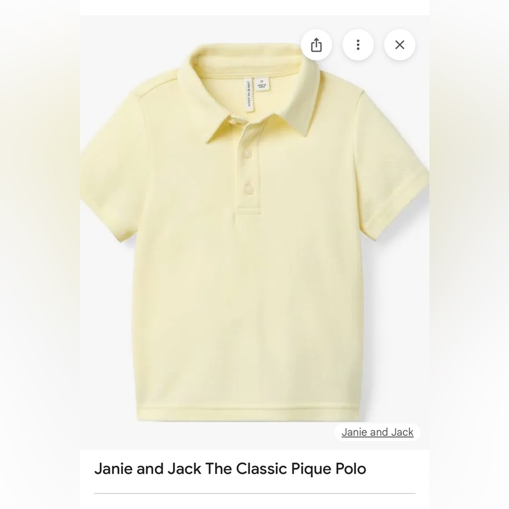 Rarely Worn Janie & Jack Polo 🤍